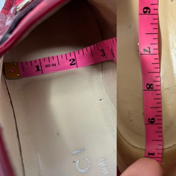 Gucci Horsebit 1953 Loafer GG Monogram Guccisma Red 7.5 Vintage Made in Italy - Picture 15 of 16